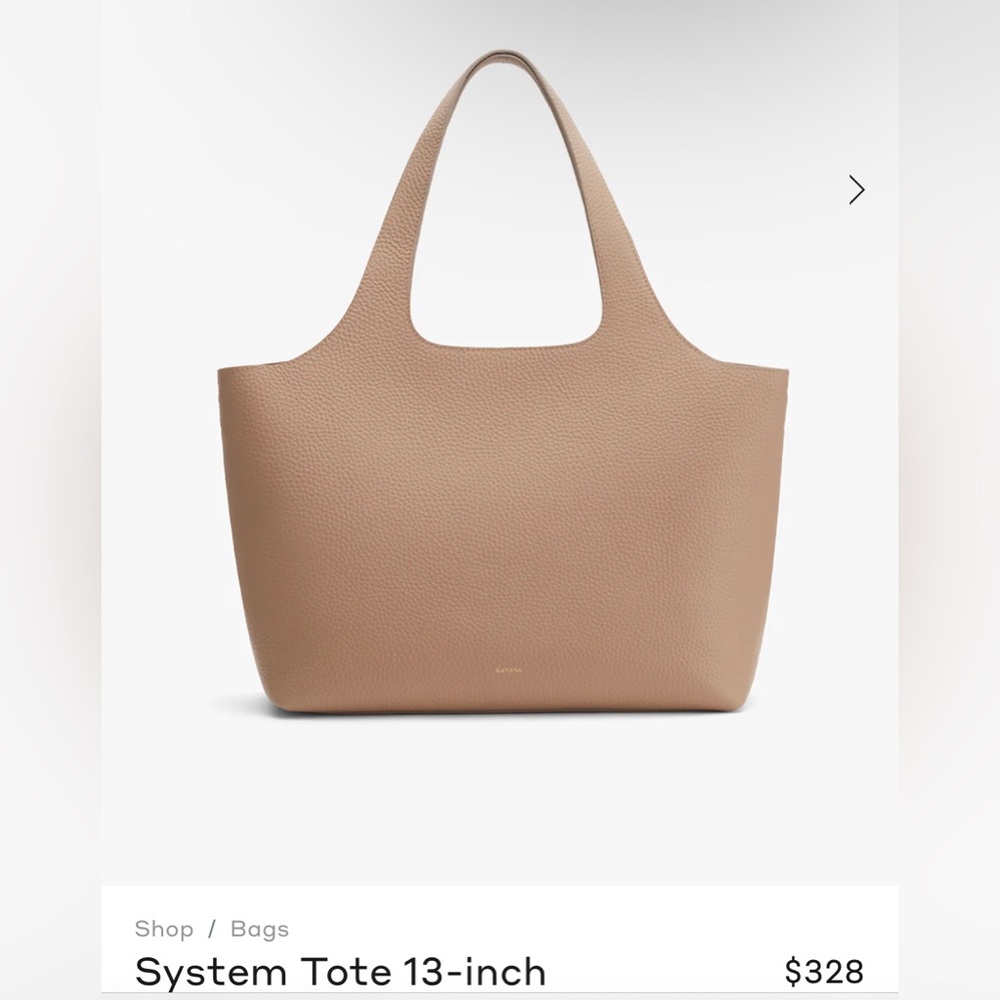 Cuyana Cappuccino System Tote 13-inch Bag